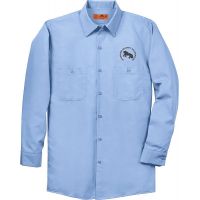 20-SP14, Long 1XL, Light Blue, Left Chest, Integrated Security Solutions.